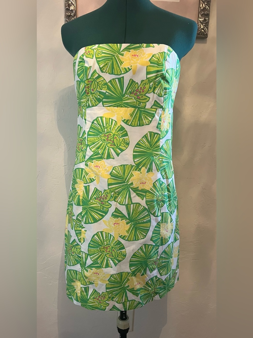 Lilly Pulitzer Franco Hip Hop Hooray Strapless Dress, size 8 NWT